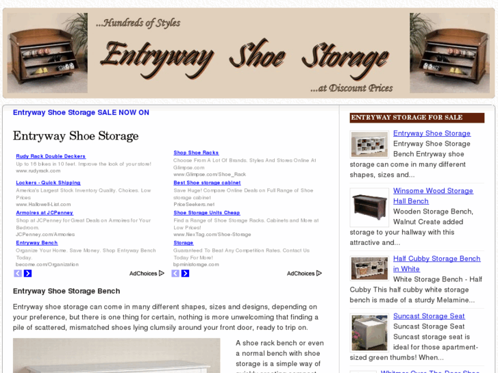 www.entrywayshoestorage.com