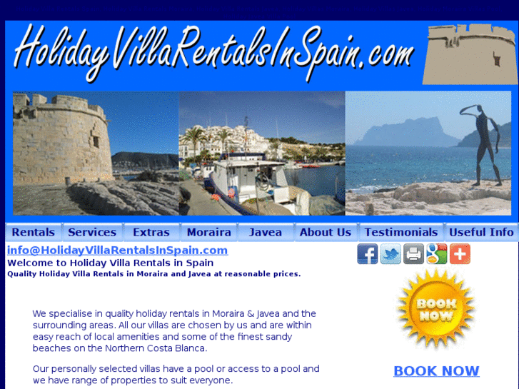 www.holidayvillarentalsinspain.com