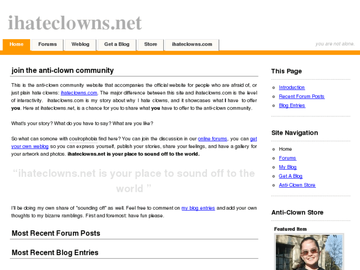 www.ihateclowns.net