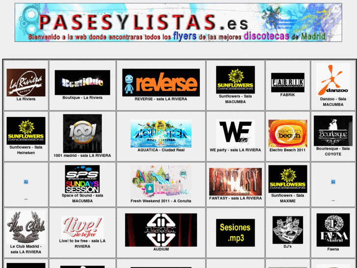 www.pasesylistas.es