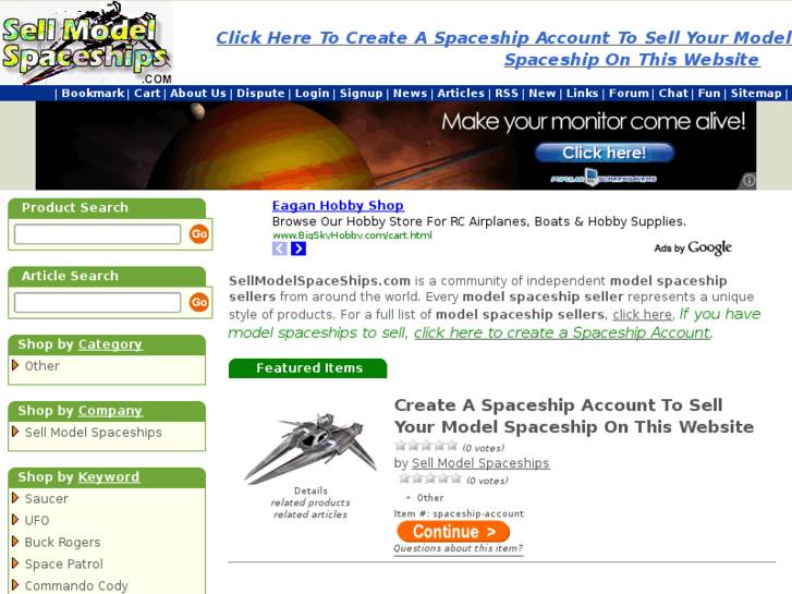 www.sellmodelspaceships.com
