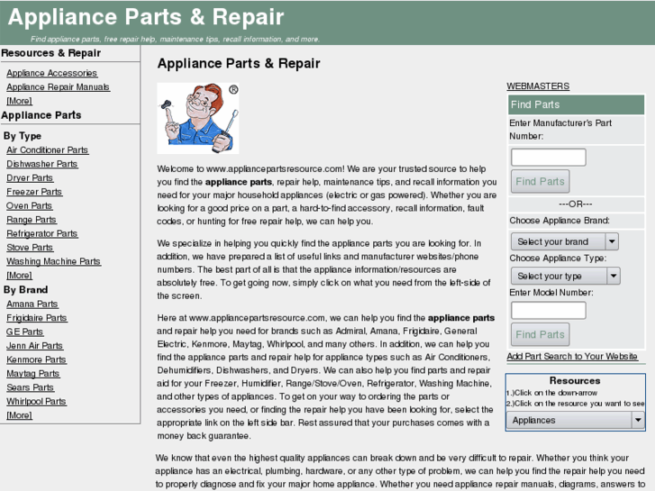 www.appliancepartsresource.com