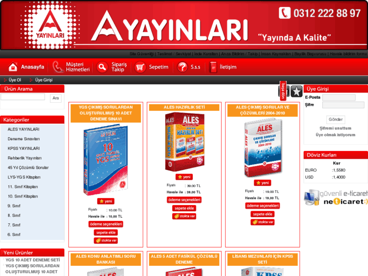 www.ayayinlarimarket.com