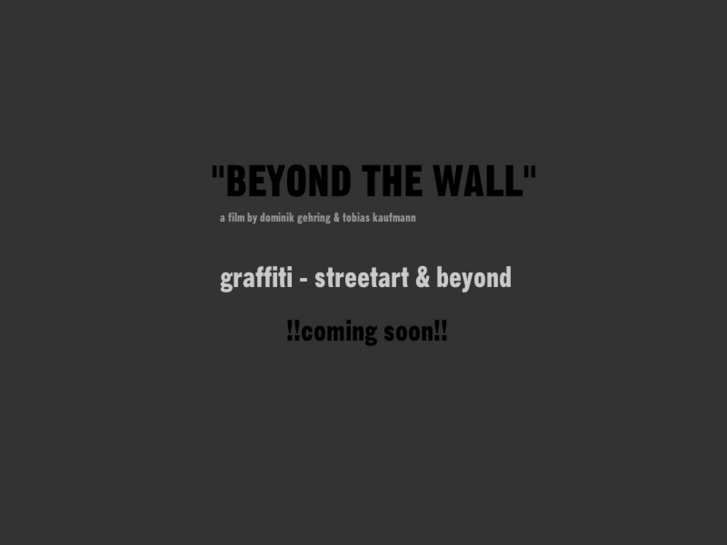 www.beyondthewall.info