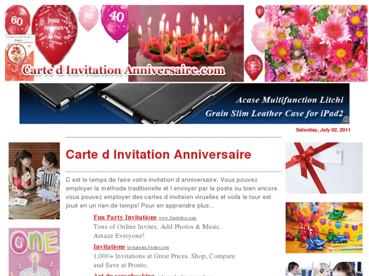 www.cartedinvitationanniversaire.com