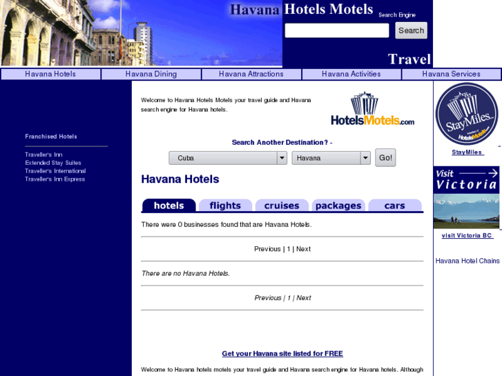 www.havanahotelsmotels.com