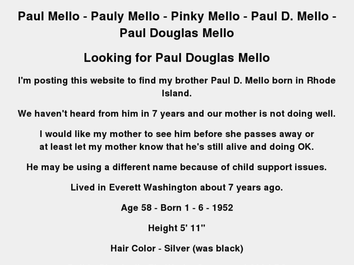 www.paulmello.info
