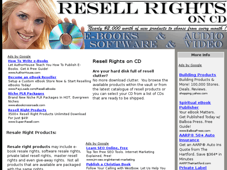 www.resellrightsoncd.com