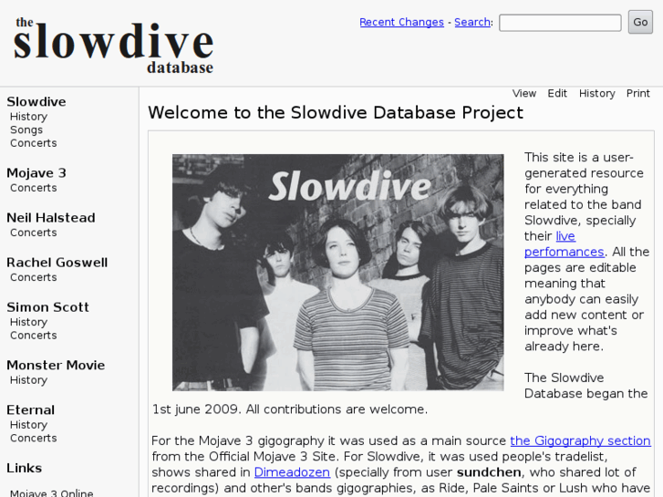 www.slowdivedatabase.com