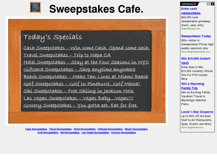 www.sweepstakescafe.com