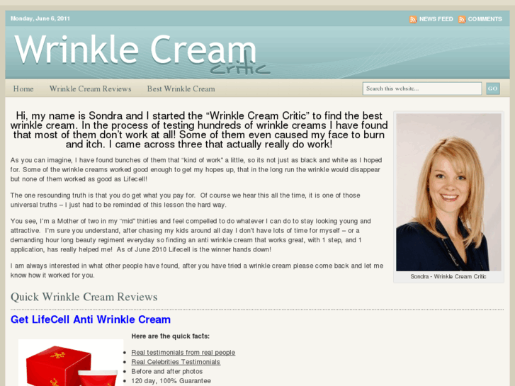 www.wrinklecreamcritic.com