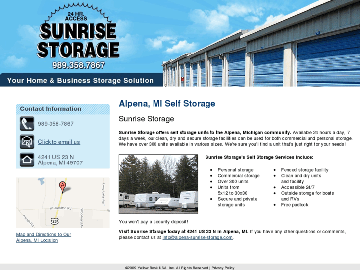 www.alpena-sunrise-storage.com