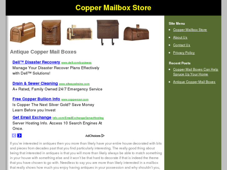 www.coppermailboxstore.com