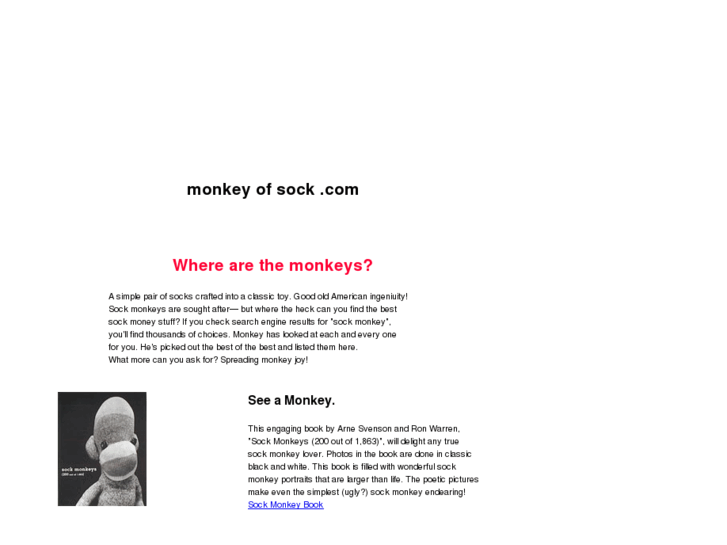 www.monkeyofsock.com