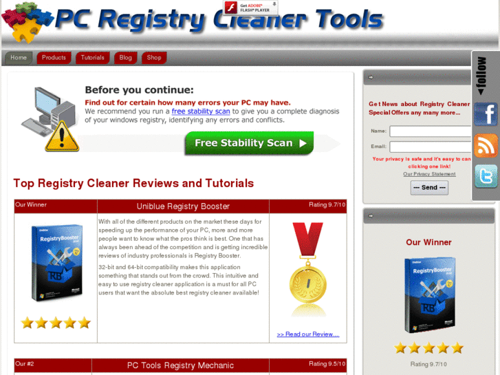 www.pcregistrycleanertools.com