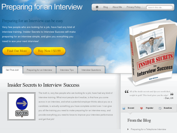 www.preparingforaninterviewtips.com