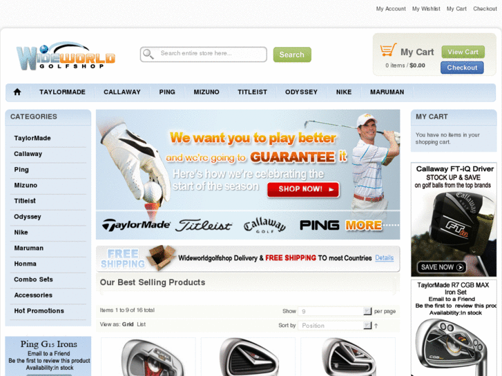 www.wideworldgolfshop.com