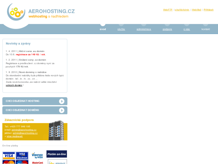 www.aerohosting.cz