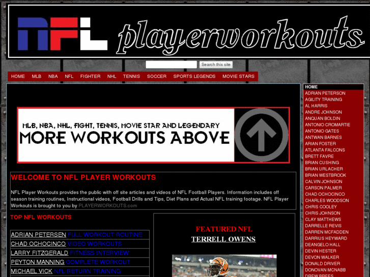 www.nflplayerworkouts.com