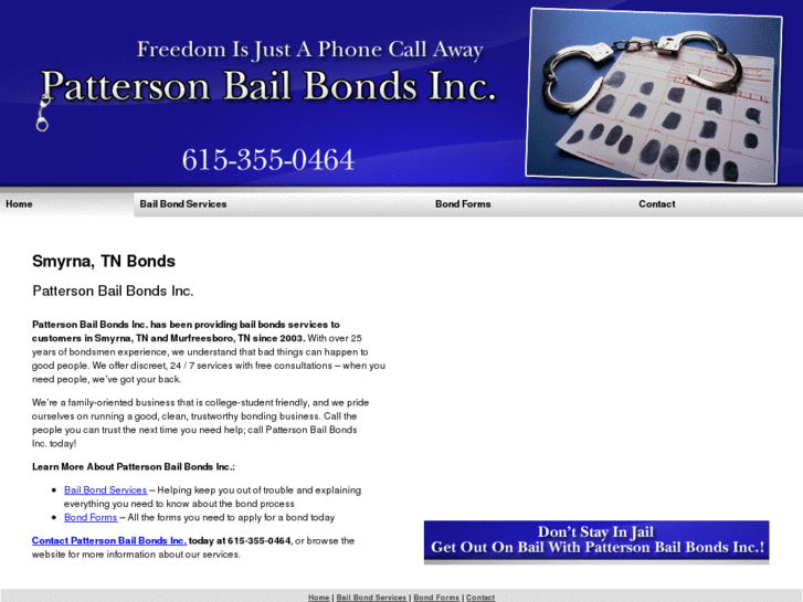 www.pattersonbailbonds.com