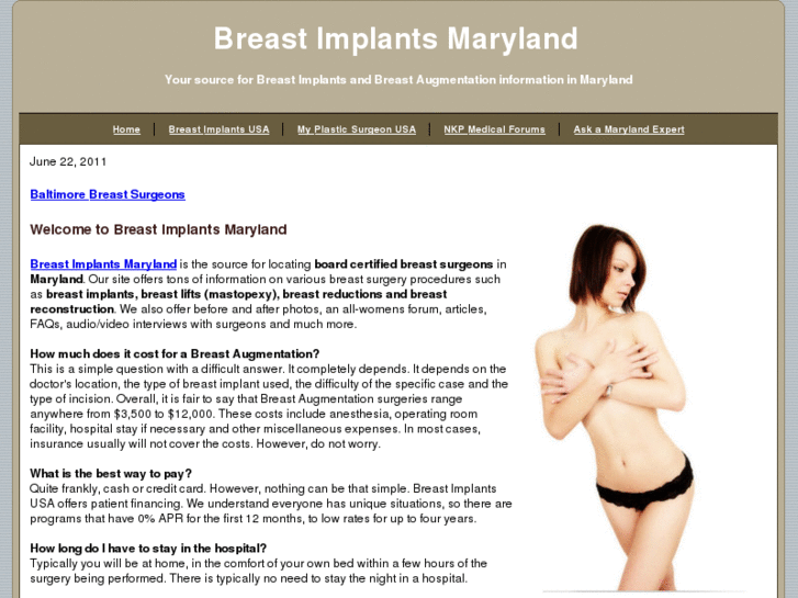 www.breastimplantsmaryland.com