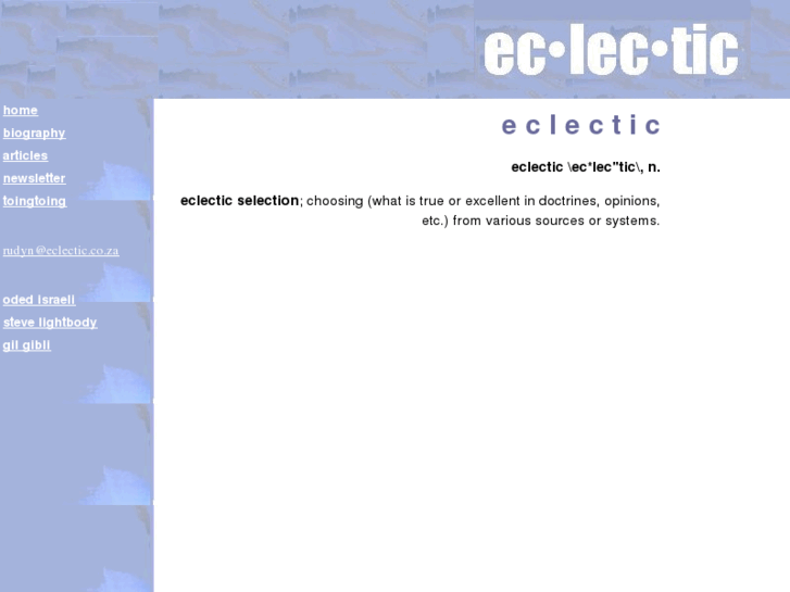 www.eclectic.co.za