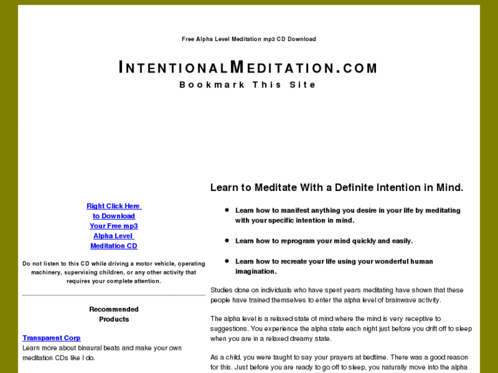 www.intentionalmeditation.com