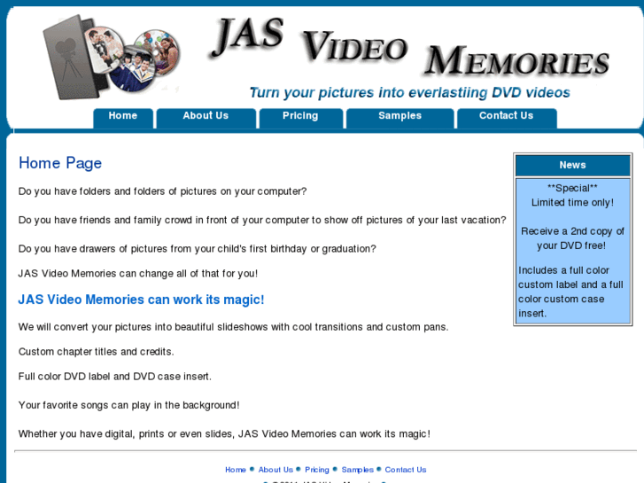 www.jasvideomemories.com