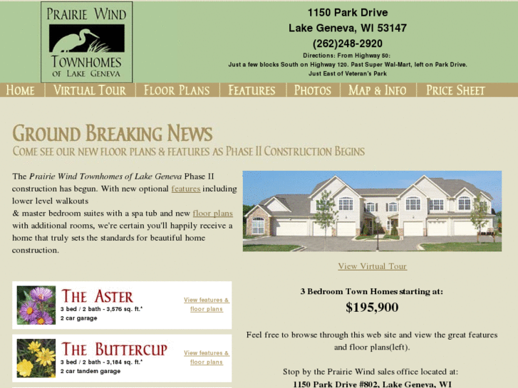 www.prairiewindtownhomes.com