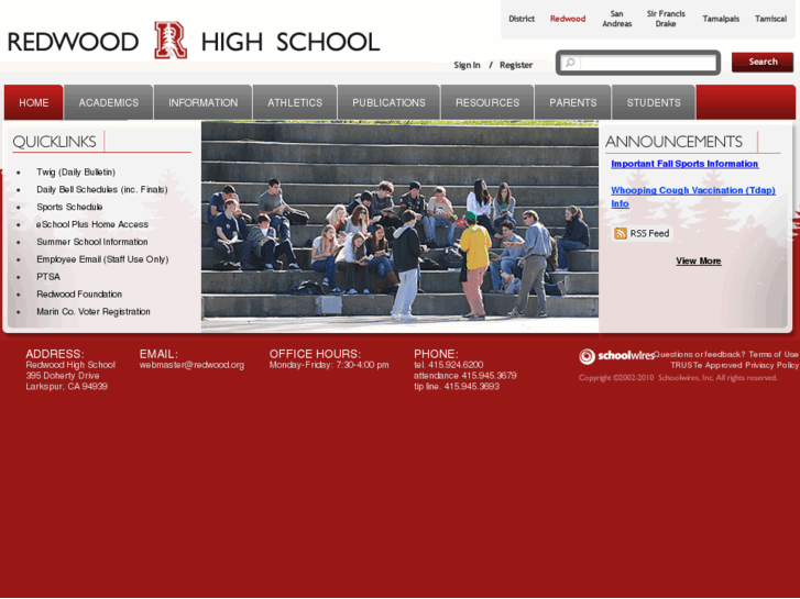 www.redwoodhighschool.org