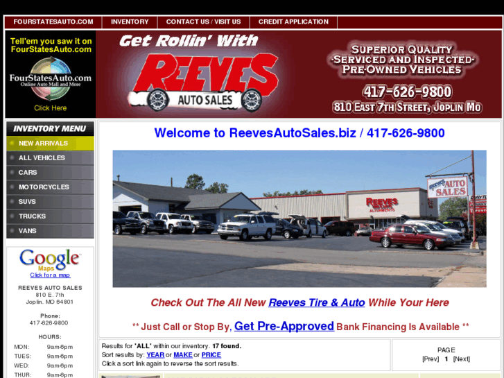 www.reevesautosales.biz