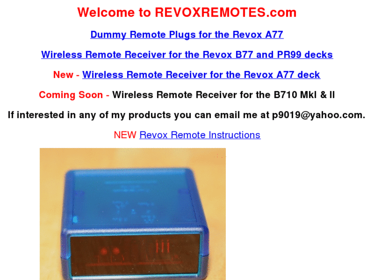 www.revoxremotes.com