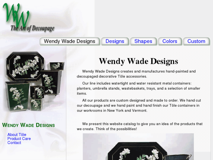 www.wendywadedesigns.com