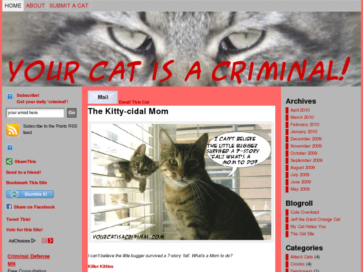 www.yourcatisacriminal.com