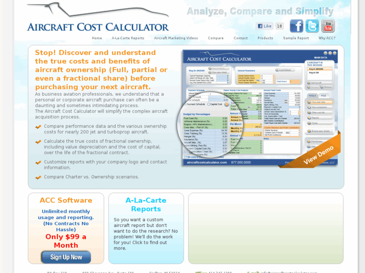 www.aircraftcostcalculator.com