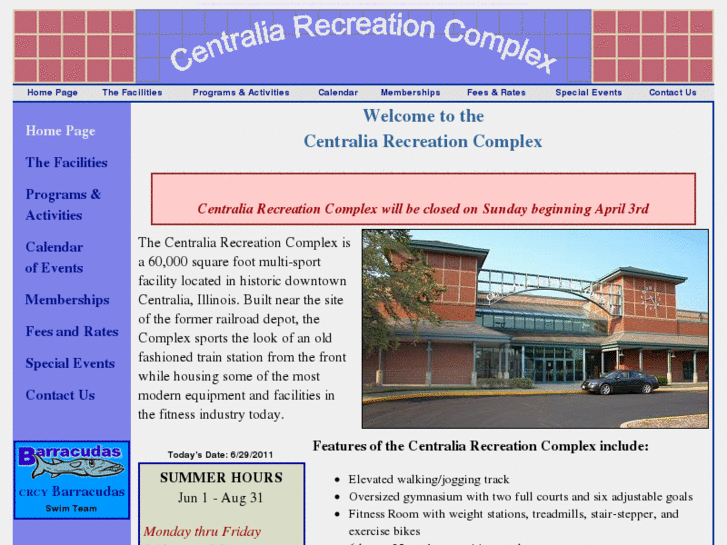 www.centraliarecreationcomplex.com