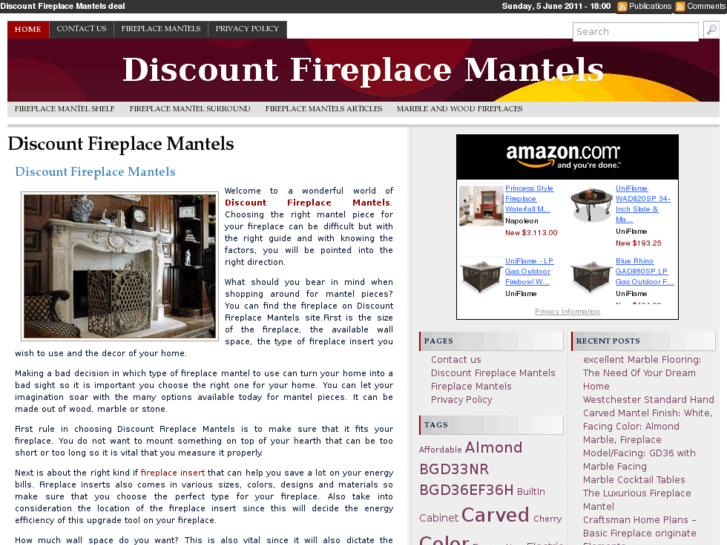 www.discountfireplacemantel.com