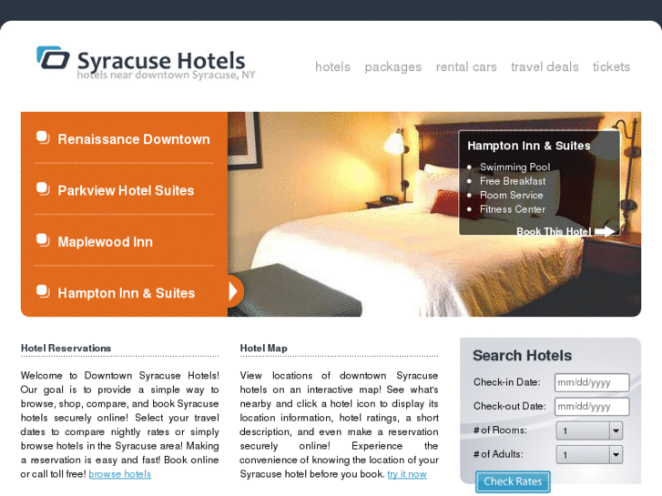 www.downtownsyracusehotels.com