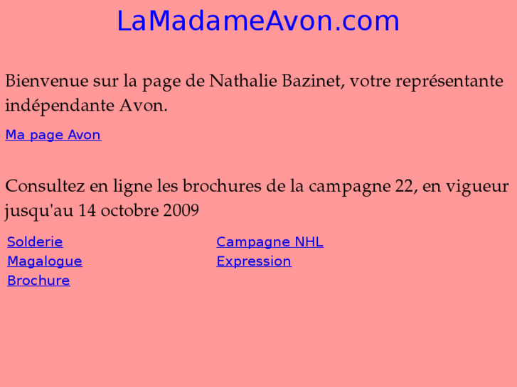 www.lamadameavon.com