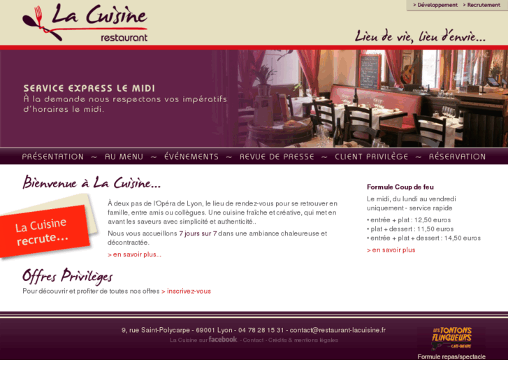 www.restaurant-lacuisine.com