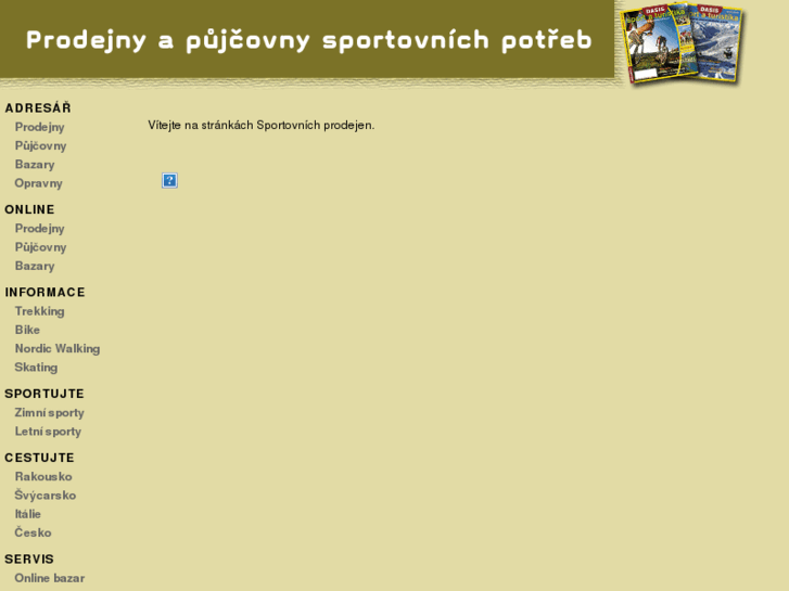 www.sportovniprodejny.cz