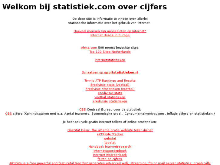 www.statistiek.com