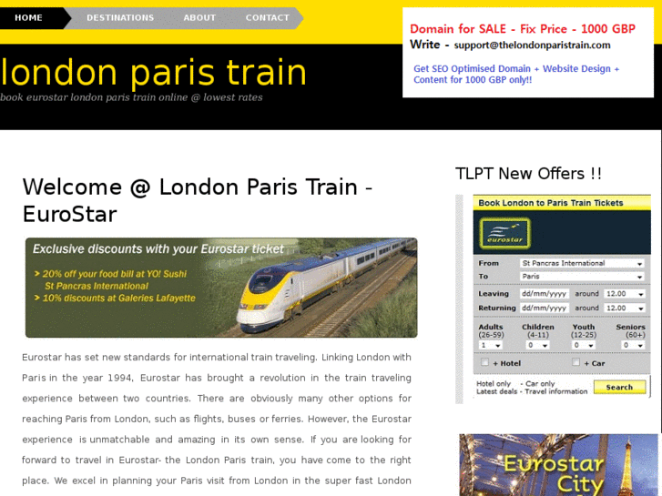 www.thelondonparistrain.com