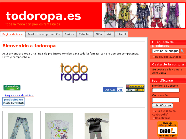 www.todoropa.es