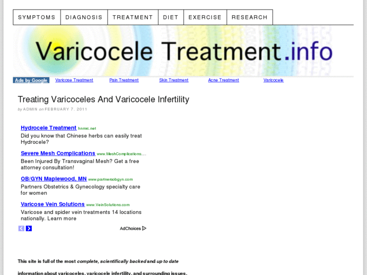 www.varicoceletreatment.info