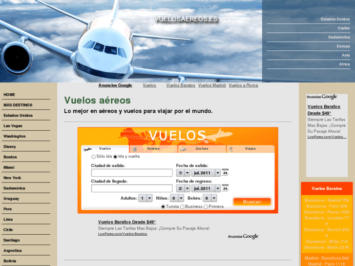 www.vuelosaereos.es