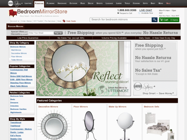 www.bedroommirrorstore.com