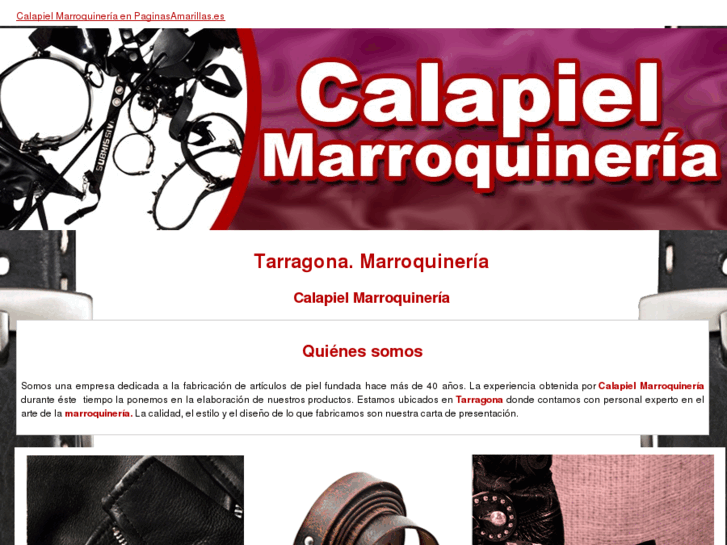 www.calapielmarroquineria.com