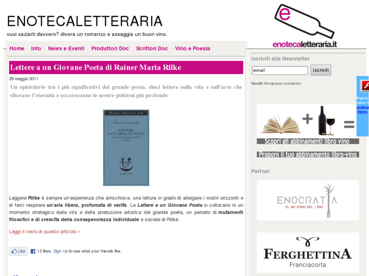 www.enotecaletteraria.it