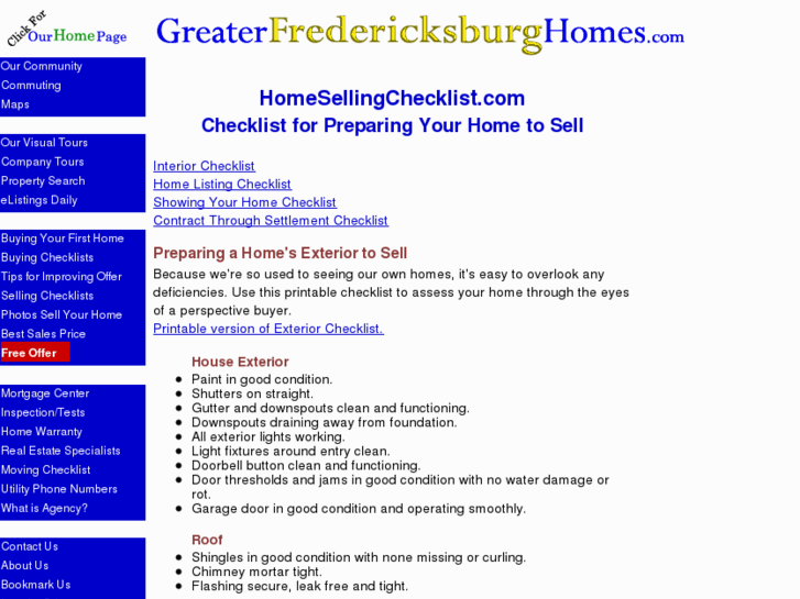 www.homesellingchecklist.com